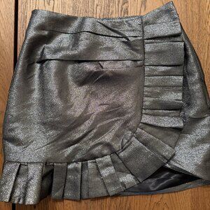 Ruffle Holiday Mini Skirt